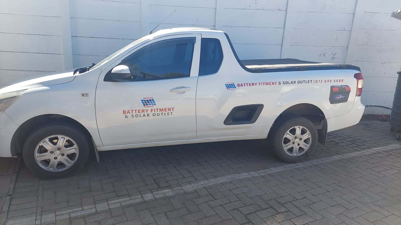 Battery and solar shop bakkie for call outs